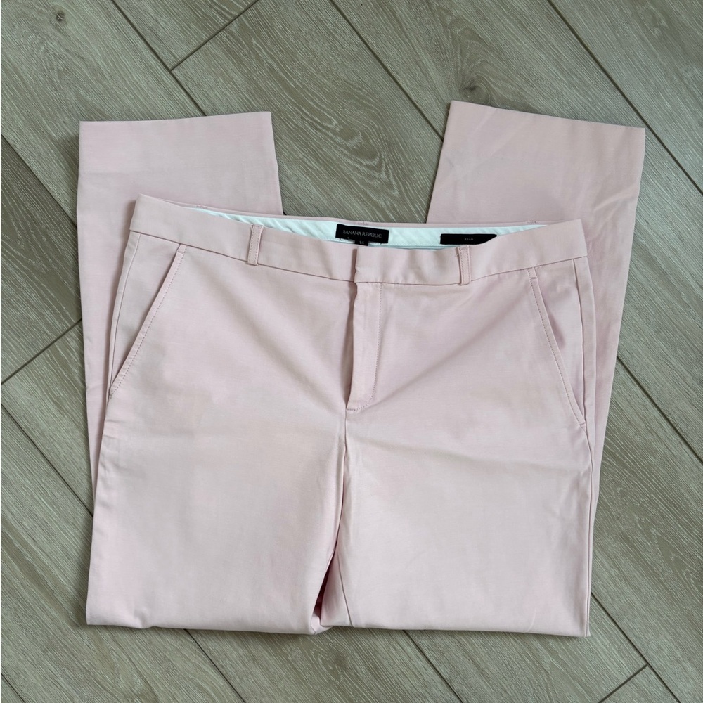 Banana Republic Ryan Light Pink Trousers